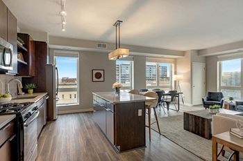 Solid wood islands with storage